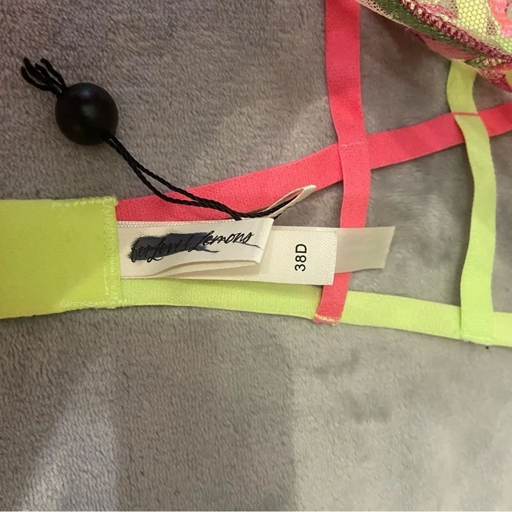 New! For love and lemons petunia underwire bra 24574